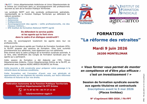 Formation RETRAITE 20260609 Flyer 1